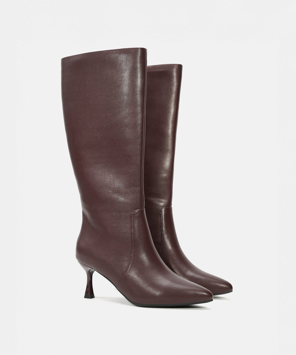 Botas altas tacón kitten image number null